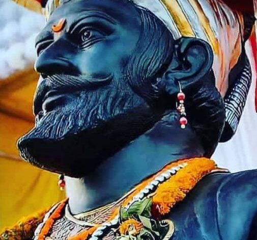 Portrait of Chhatrapati Shivaji Maharaj, the great Maratha warrior king.